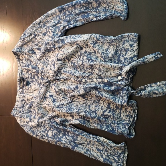 Lucky Brand Button Up Blouse - Picture 1 of 5